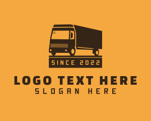 Cargo - Truck Cargo Logistics logo design