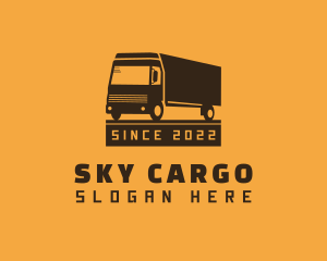 Truck Cargo Logistics logo design