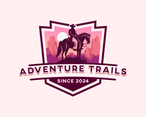 Desert Adventure Cowboy logo design