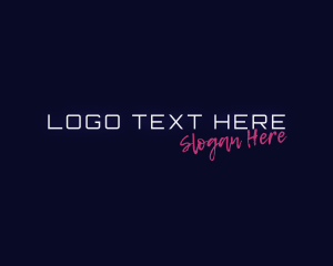 Night Beach - Lounge Club Wordmark logo design