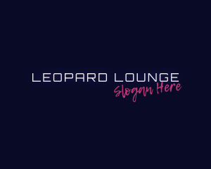 Lounge Club Wordmark logo design