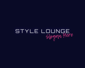 Lounge Club Wordmark logo design