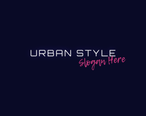 Night Store - Lounge Club Wordmark logo design