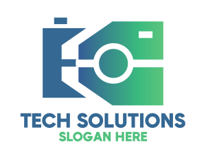 Icon - Gradient Camera Technology logo design