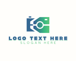 Instagram - Camera Lens Technology logo design