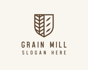 Mill - Wheat Grain Bakery logo design