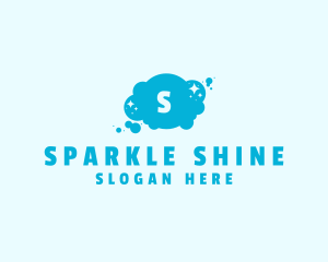 Twinkle - Sparkle Bubbles Cleaning logo design
