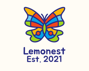 Moth - Colorful Symmetrical Butterfly logo design