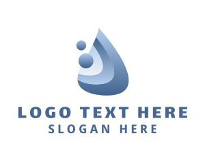 Cleaner - Blue Droplet Hygiene logo design