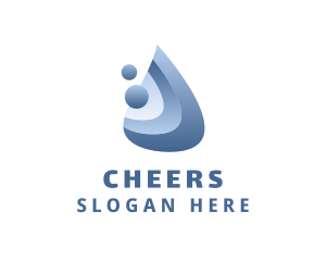 Blue Droplet Hygiene Logo