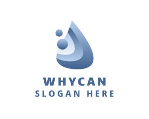 Blue Droplet Hygiene Logo