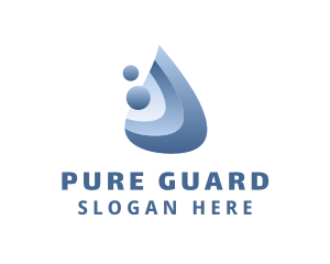 Disinfectants - Blue Droplet Hygiene logo design