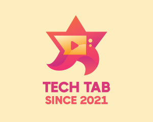 Tablet - Star Video Vlogger logo design