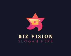 Star Video Vlogger logo design