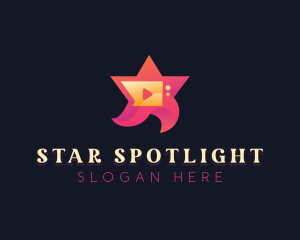 Star Video Vlogger Channel logo design