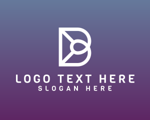 Developer - Tech Business Company Letter B logo design