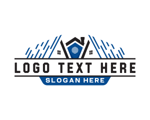 Real Estate - Modern Roofing Property logo design