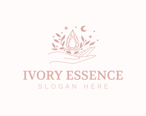 Ivory - Hand Gemstone Jewelry logo design