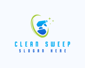 Housekeeping - Spray Housekeeping Polish logo design