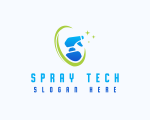 Spray Housekeeping Polish logo design