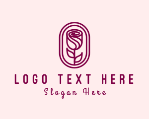 Elegant Rose Floral Logo