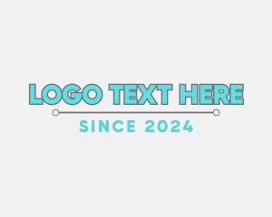 Wordmark - Modern Tech Cyber logo design