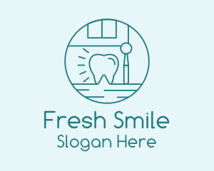 Toothbrush - Dental Dentist Tooth logo design