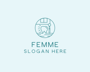 Dental Dentist Tooth logo design