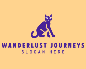 Pet Cat Veterinary Logo