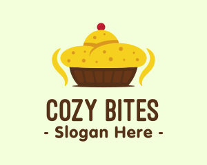 Comfort Food - Hot Cherry Pie logo design