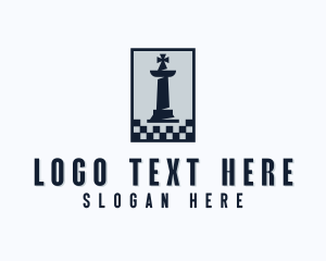 Strategist - King Chess Board logo design