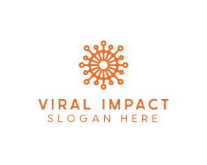 Contagious - Influenza Virus Infection logo design