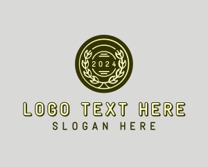 Wreath - Simple Business Wreath logo design