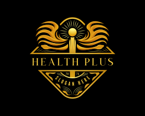 Premium Medical Caduceus logo design