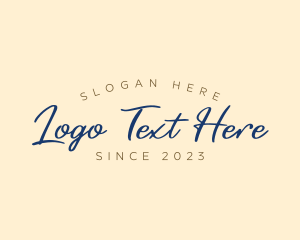 Calligrapher - Elegant Cursive Business logo design