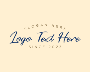 Antique - Elegant Cursive Business logo design