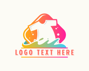 Laundromat - Apparel Tshirt Printing logo design