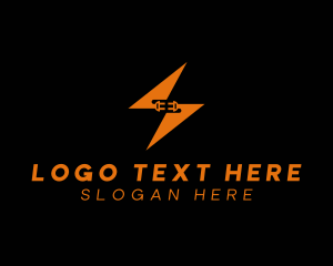 Electric - Electrical Power Plug logo design