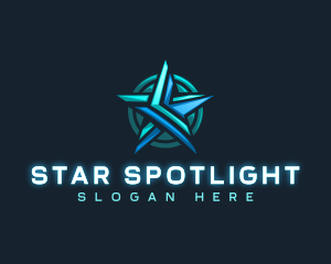 Modern Star Gaming  logo design