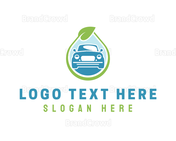 Eco Friendly Car Wash Logo