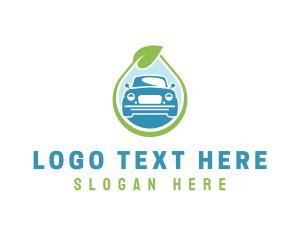 Auto - Eco Friendly Car Wash logo design