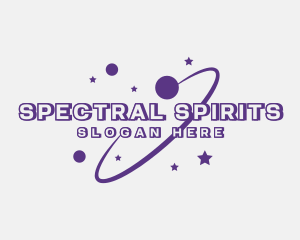 Galaxy Star Planet Orbit logo design