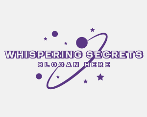 Galaxy Star Planet Orbit logo design