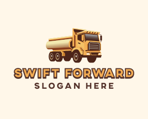 Forwarder - Tanker Truck Transport logo design