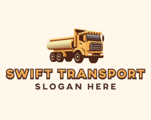 Tanker Truck Transport logo design