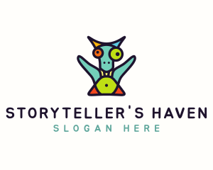 Fiction - Tribal Alien Monster logo design