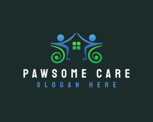 Disability Home Care  logo design