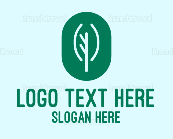 Modern Coding Leaf Logo