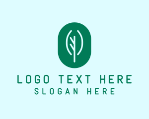 Green - Modern Coding Leaf logo design