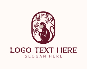 Fauna - Wildlife Monkey Zoo logo design